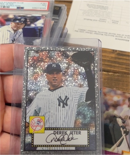 2021 Topps Chrome Platinum Anniversary #142 Derek Jeter — front
