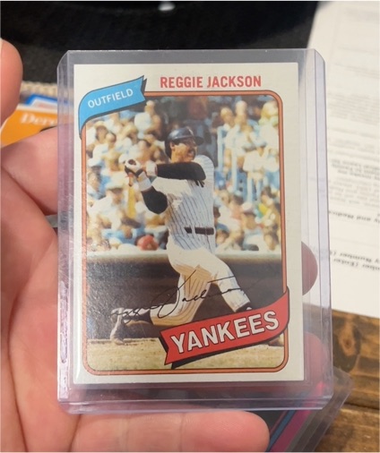 1980 Topps #600 Reggie Jackson — front