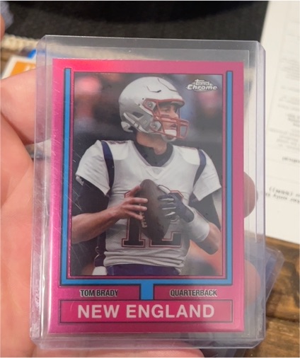 2024 Topps Chrome 1974 Topps Football #74TF-16 Tom Brady — front