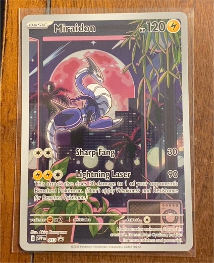 2023 Pokémon SVP 013 Miraidon Scarlet & Violet Black Star Promo — front