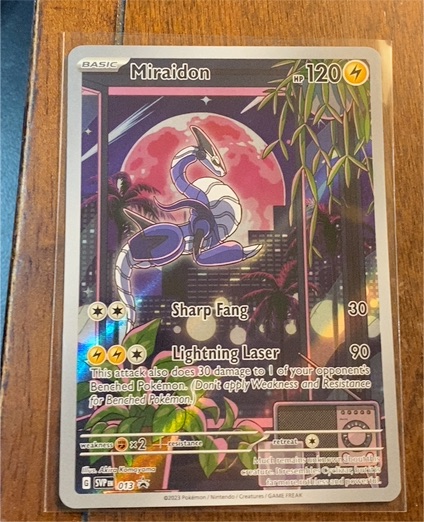 2023 Pokemon Scarlet & Violet Promo #013 Miraidon — front