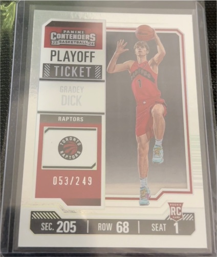 2023-24 Panini Contenders #71 Gradey Dick — front