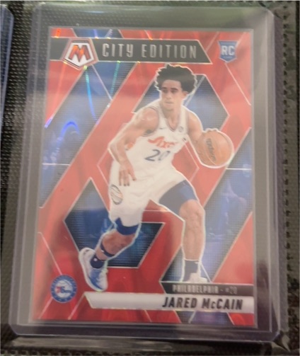 2024-25 Panini Mosaic City Edition #277 Jared McCain — front
