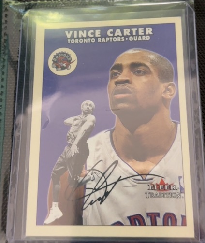 2000-01 Fleer Tradition #44 Vince Carter — front
