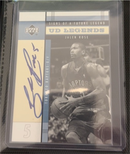 2004 Upper Deck Legends #5 Jalen Rose — front