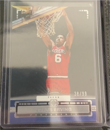 2023-24 Panini Photogenic #120 Julius Erving — front