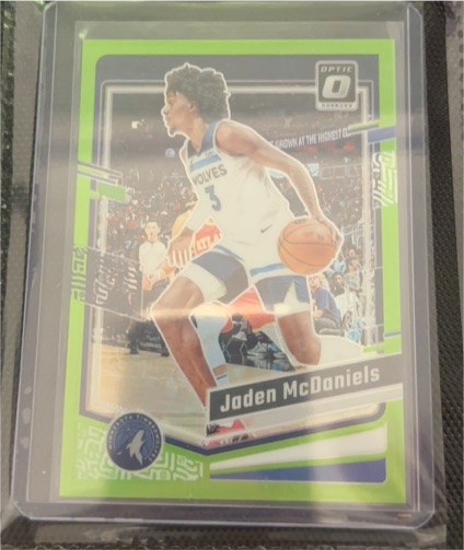 2023-24 Panini Donruss Optic #118 Jaden McDaniels — front