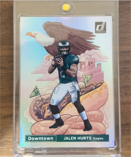 2020 Panini Donruss Downtown #D-JH Jalen Hurts — front
