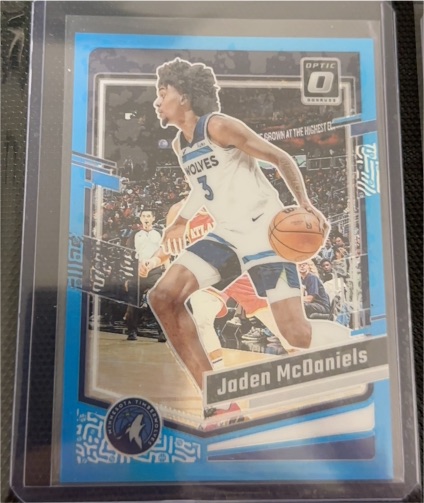 2023-24 Panini Donruss Optic #118 Jaden McDaniels — front