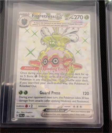 2024 Pokémon TCG Scarlet & Violet Paldea Evolved #230 Forretress ex — front