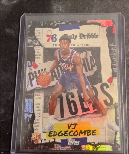 2025 Topps Basketball #DD-33 VJ Edgecombe Daily Dribble Rookie — front