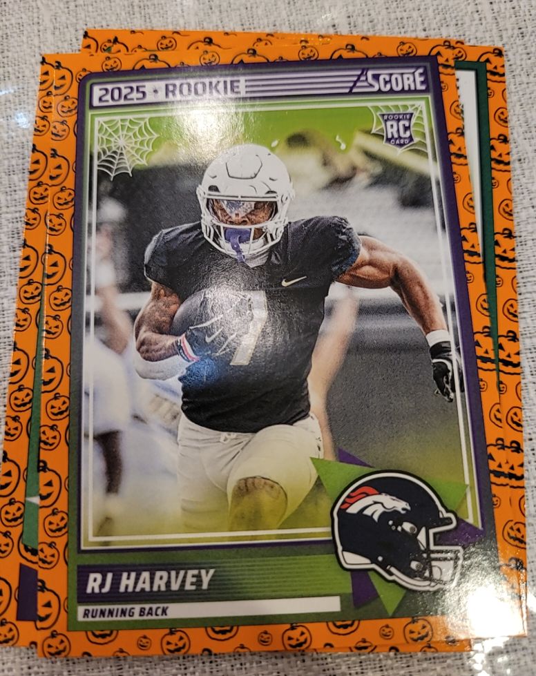 2025 Panini Score-A-Treat #49 RJ Harvey — front
