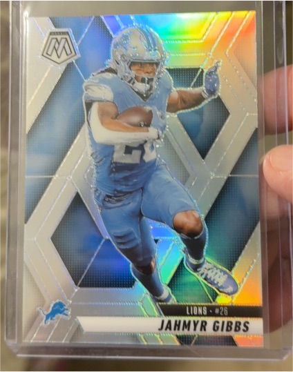 2023 Panini Mosaic #26 Jahmyr Gibbs — front