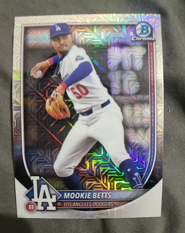 2025 Bowman Chrome #26 Mookie Betts — front