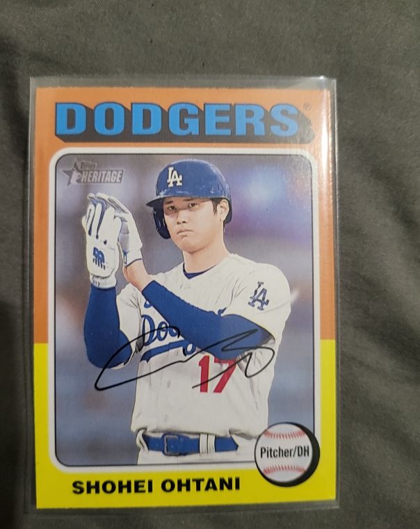 2024 Topps Heritage #371 Shohei Ohtani — front