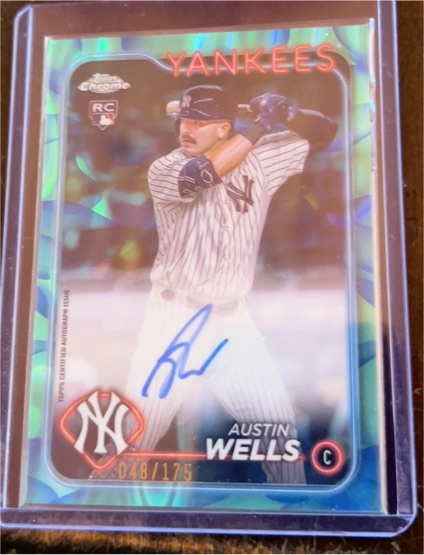 2024 Topps Chrome #RA-AW Austin Wells — front