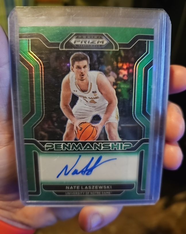 2022-23 Panini Prizm Draft Picks #CP-NLA Nate Laszewski — front