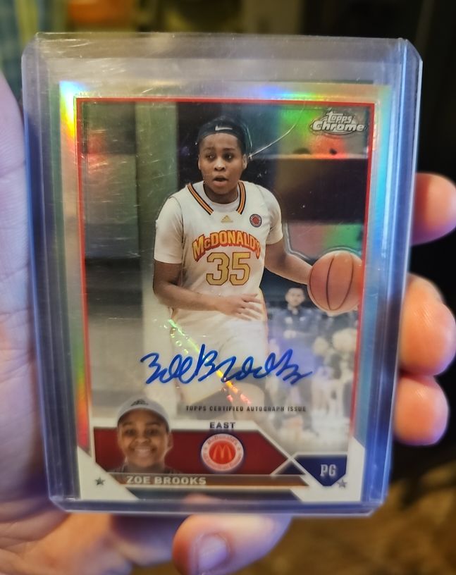 2023 Topps Chrome McDonald's All American #CA-ZB Zoe Brooks — front