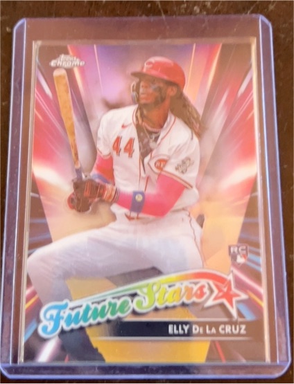 2024 Topps Chrome Update Series #FSU-11 Elly De La Cruz Future Stars Rookie — front