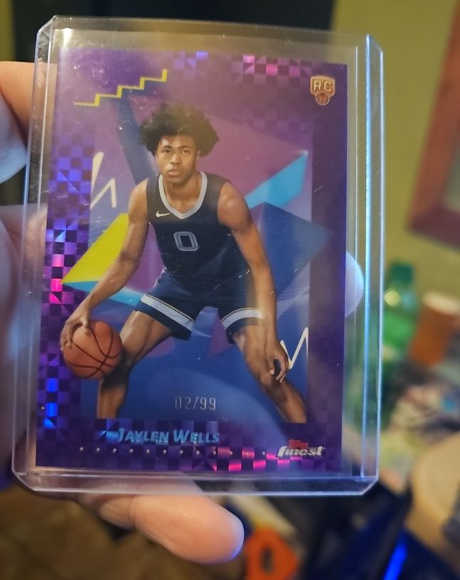 2024-25 Topps Finest #144 Jaylen Wells — front
