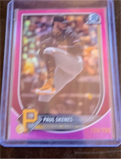 2025 Bowman Chrome #30 Paul Skenes — front