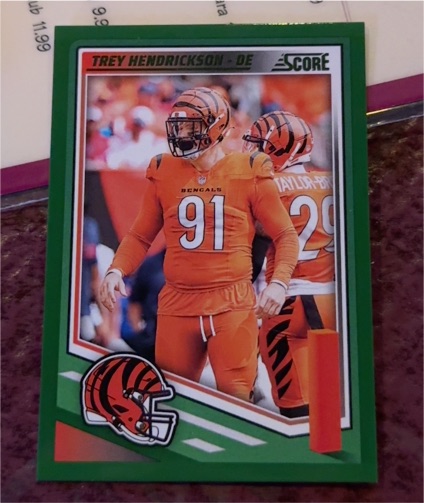 2025 Panini Score #290 Trey Hendrickson — front
