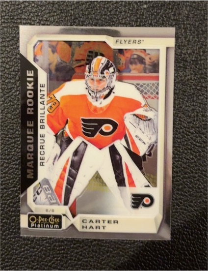 2018-19 O-Pee-Chee Platinum #199 Carter Hart — front