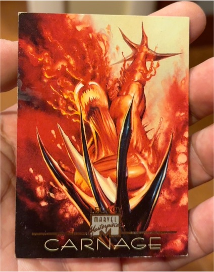 1996 Fleer Skybox Marvel Masterpieces #81 Carnage — front