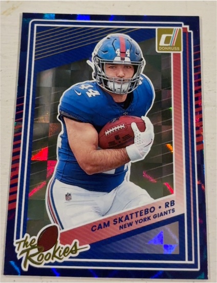 2025 Donruss #19 Cam Skattebo The Rookies — front