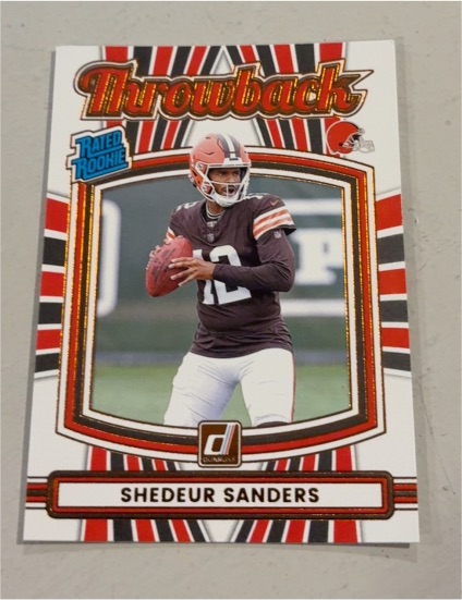 2025 Donruss #2 Shedeur Sanders — front