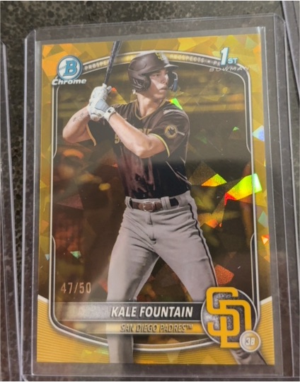 2025 Bowman Chrome #BCP-246 Kale Fountain — front