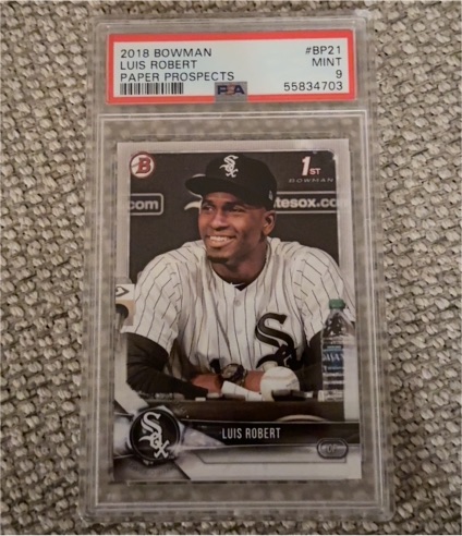 2018 Bowman #BP21 Luis Robert — front