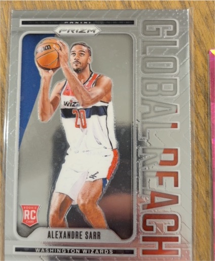2024-25 Panini Prizm #10 Alexandre Sarr Global Reach — front