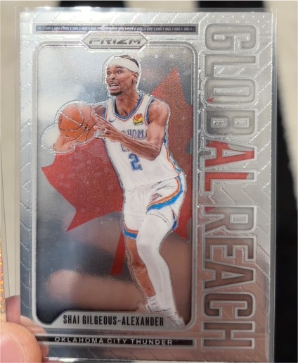2024-25 Panini Prizm #6 Shai Gilgeous-Alexander Global Reach — front