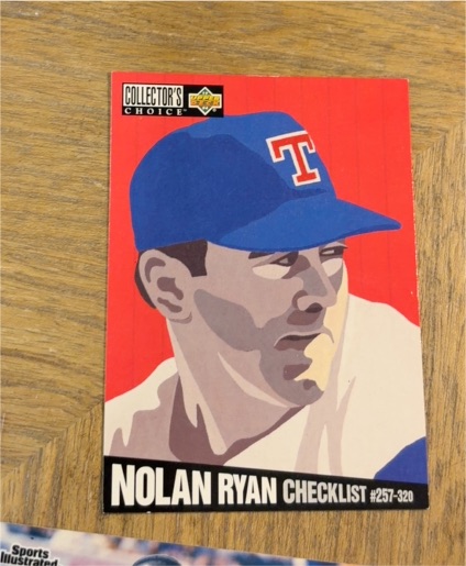 1994 Upper Deck Collector's Choice #320 Nolan Ryan Checklist — front