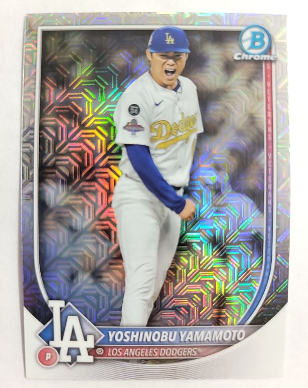 2025 Bowman Chrome #76 Yoshinobu Yamamoto — front
