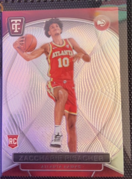 2024-25 Panini Totally Certified #144 Zaccharie Risacher — front