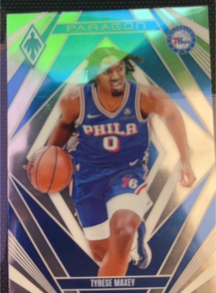 2023-24 Panini Phoenix Paragon #8 Tyrese Maxey — front