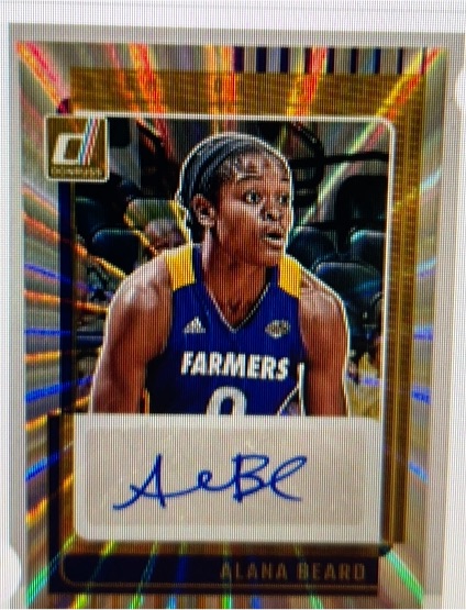 2025 Panini Donruss WNBA #SS-ABD Alana Beard Signature Series Auto — front
