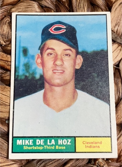 1961 Topps #191 Mike De La Hoz — front