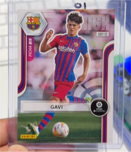 2021-22 Panini Megacracks MGK La Liga #67BIS Gavi — front