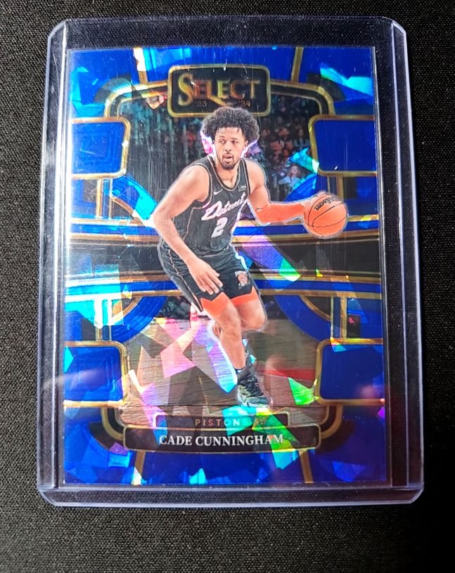 2021 Panini Select Concourse Blue #2 Cade Cunningham — front