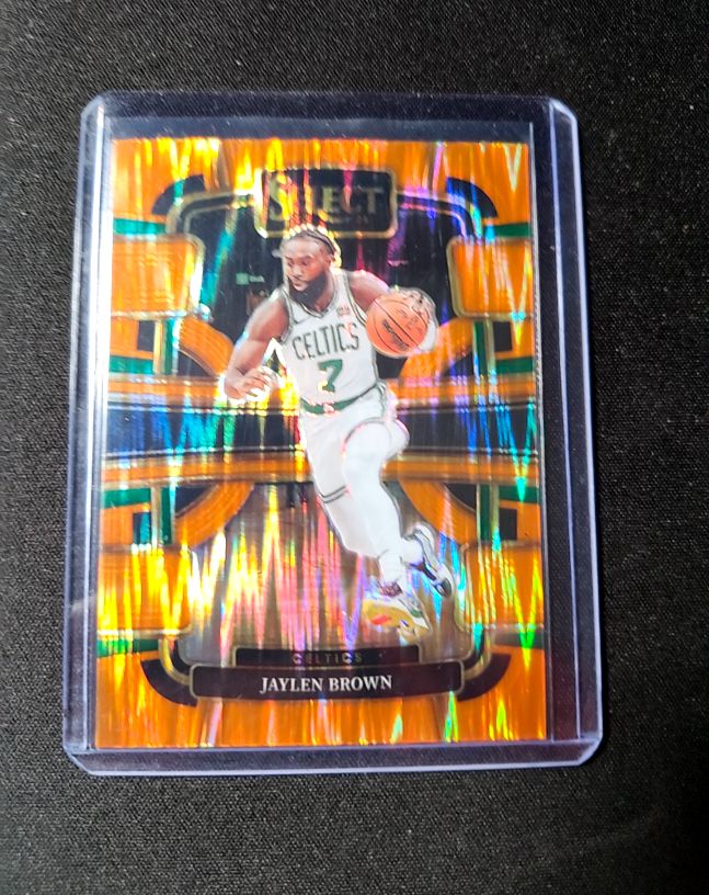 2023-24 Panini Select #22 Jaylen Brown — front