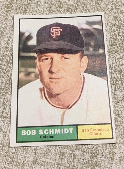 1961 Topps #31 Bob Schmidt — front