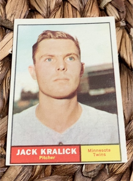 1961 Topps #36 Jack Kralick — front