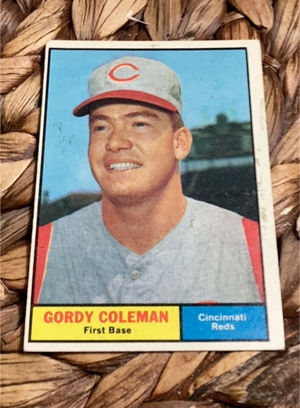 1961 Topps #194 Gordy Coleman — front