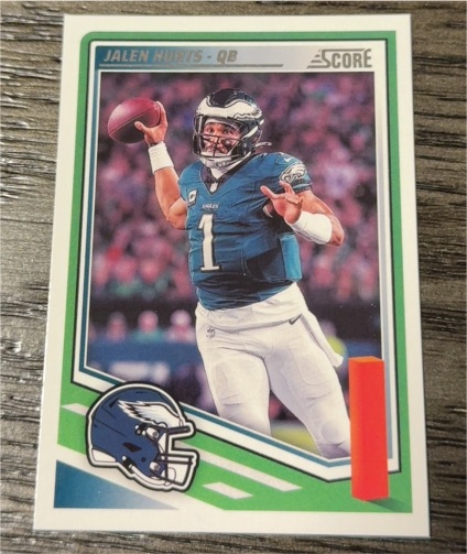 2025 Panini Score #84 Jalen Hurts — front