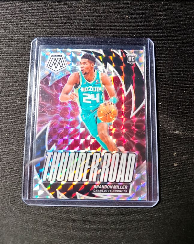 2023-24 Panini Mosaic #19 Brandon Miller Thunder Road — front