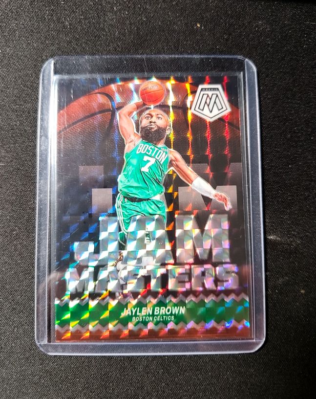 2023-24 Panini Mosaic Jam Masters #11 Jaylen Brown — front