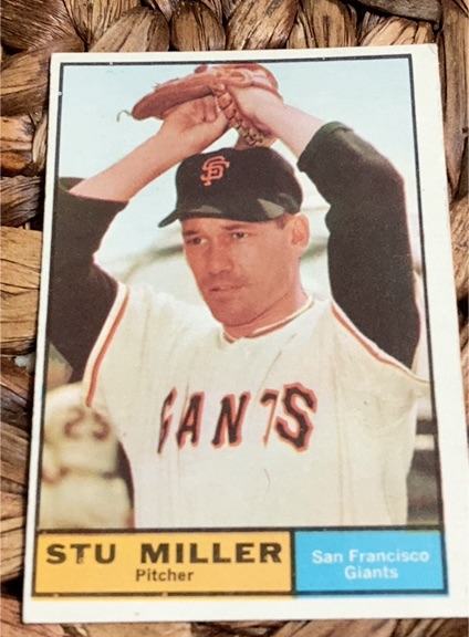 1961 Topps #72 Stu Miller — front